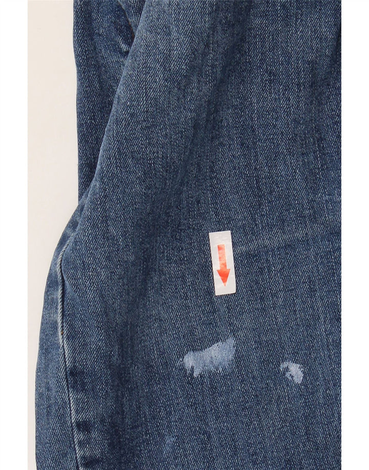 Marks & Spencer Mens Tapered Jeans W32 L29 Blue Cotton