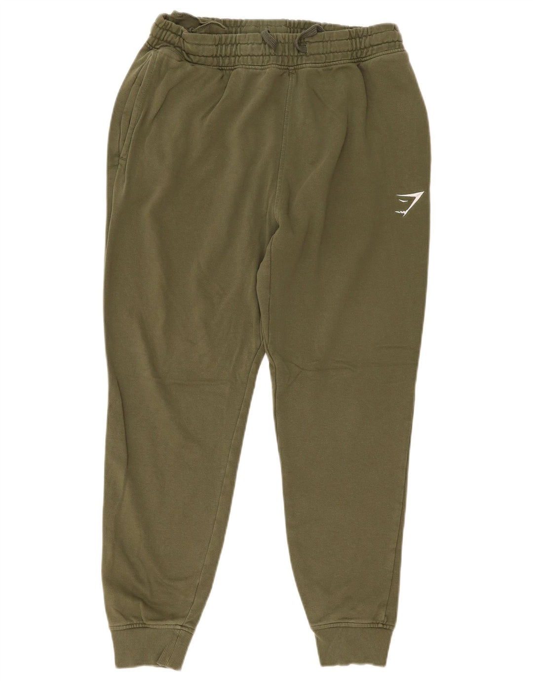 Gymshark Mens Tracksuit Trousers Joggers Medium Khaki Cotton