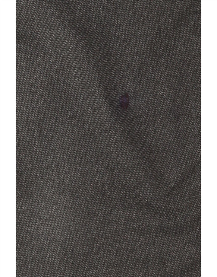 Trussardi Mens Straight Casual Trousers W35 L30 Grey