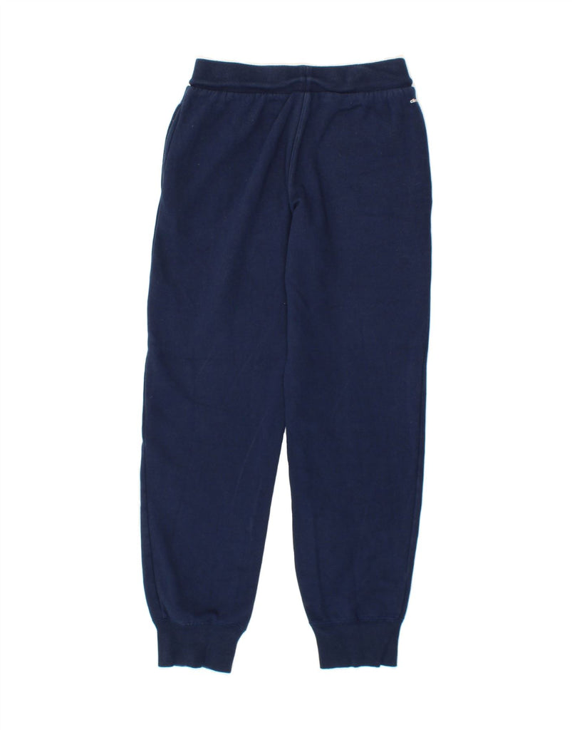 ADIDAS Boys Graphic Tracksuit Trousers Joggers 13-14 Years Navy Blue Vintage Adidas and Second-Hand Adidas from Messina Hembry 