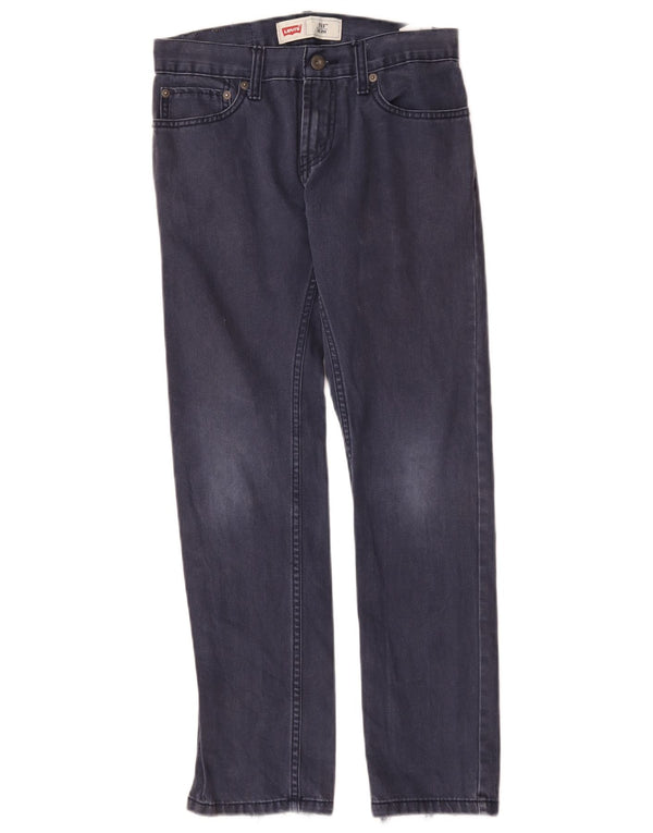 Levi's Boys 511 Slim Jeans 11-12 Years W26 L26 Navy Blue Cotton