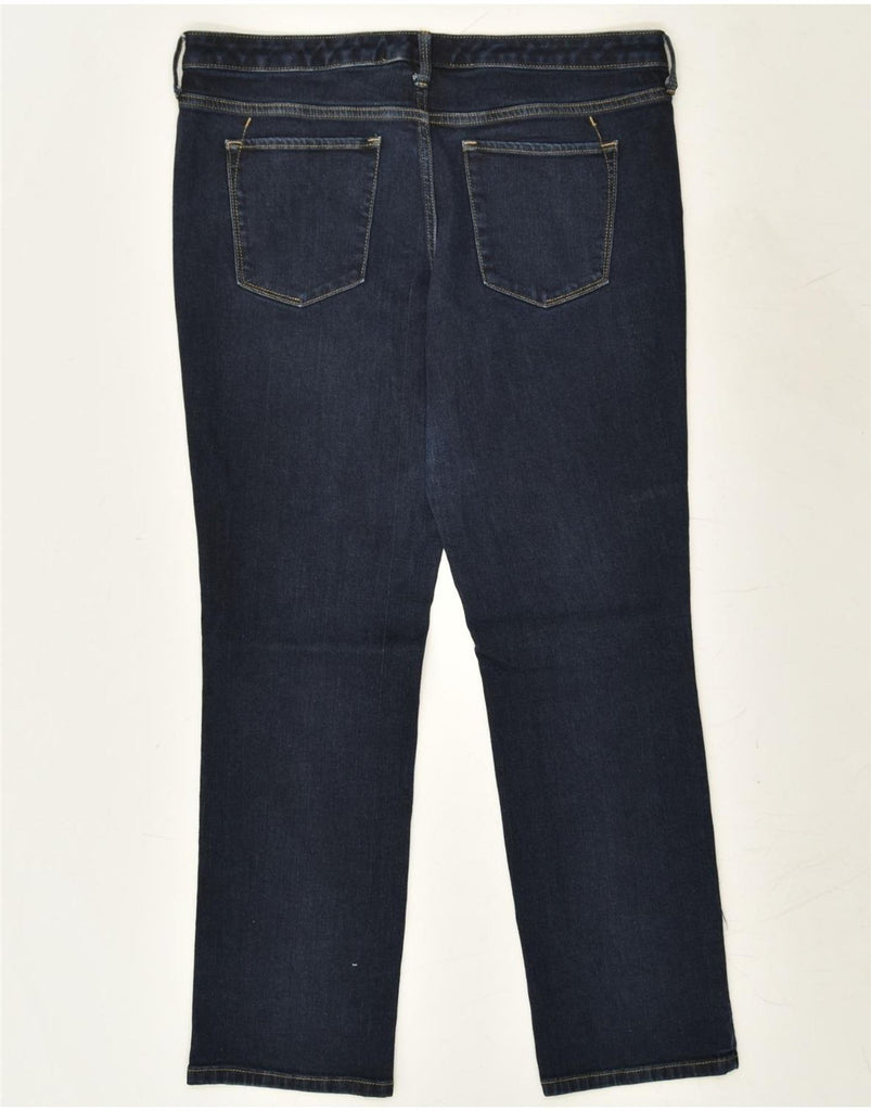 MOSSIMO Womens Mid Rise Straight Jeans W31 L29  Navy Blue Cotton | Vintage Mossimo | Thrift | Second-Hand Mossimo | Used Clothing | Messina Hembry 