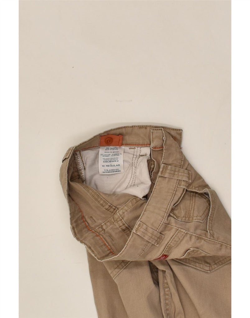 WRANGLER Boys Straight Jeans 9-10 Years W24 L24  Beige Cotton | Vintage Wrangler | Thrift | Second-Hand Wrangler | Used Clothing | Messina Hembry 