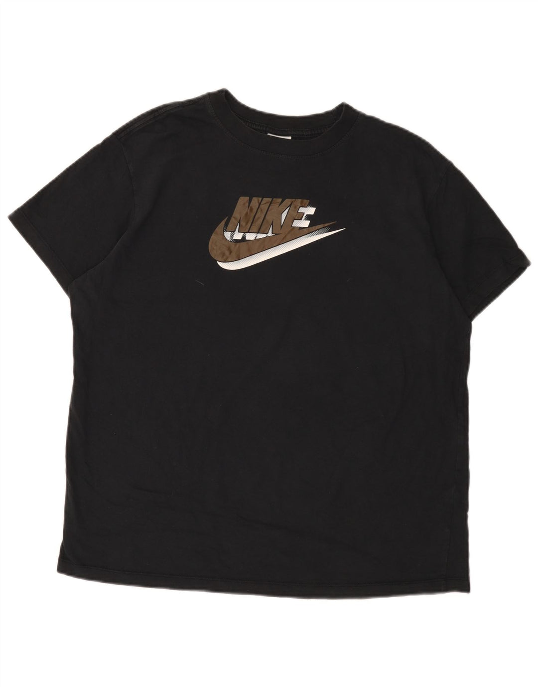 Nike Mens Oversized Graphic T-Shirt Top Medium Black Cotton
