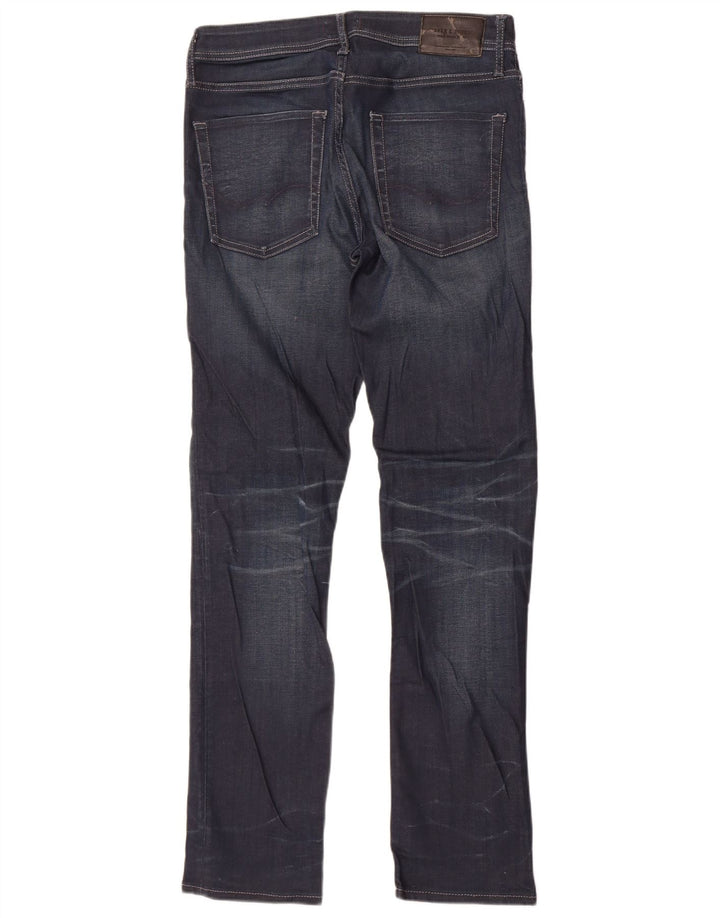 Jack & Jones Mens Tim Slim Jeans W33 L34 Blue Cotton