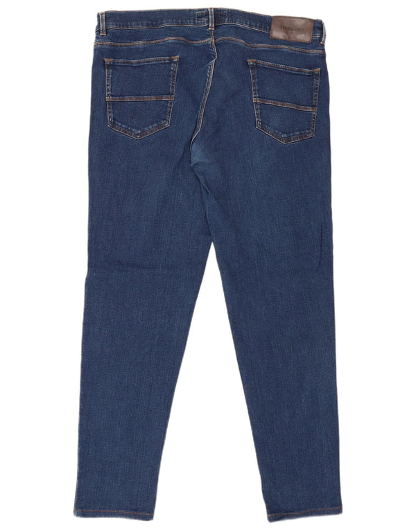 Trussardi Mens Skinny Jeans W42 L32 Blue Cotton