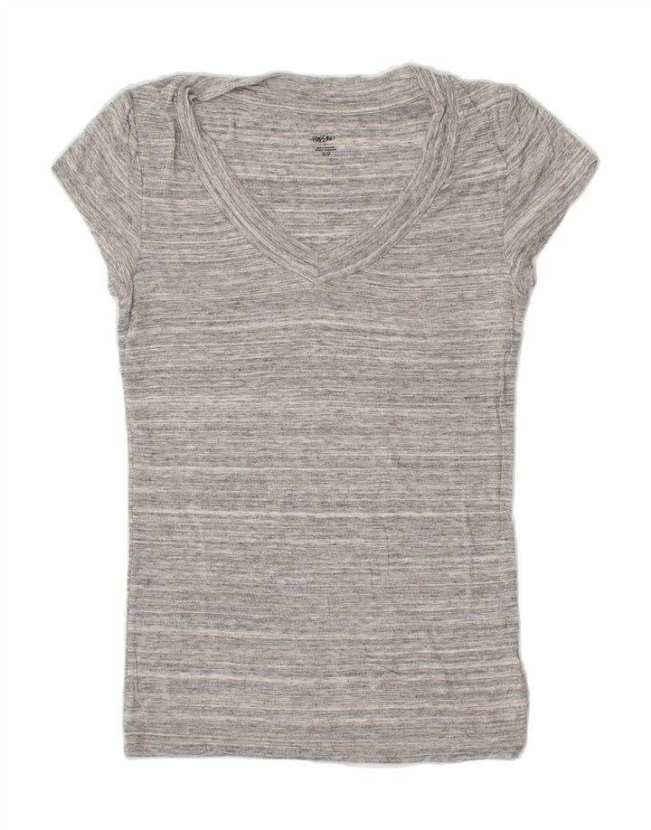 MOSSIMO Womens T-Shirt Top UK 10 Small Grey Rayon Vintage Mossimo and Second-Hand Mossimo from Messina Hembry 