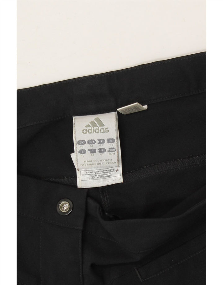 ADIDAS Womens Bermuda Shorts UK 14 Large W32 Black Polyester Vintage Adidas and Second-Hand Adidas from Messina Hembry 