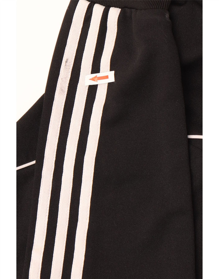Adidas Mens Tracksuit Top Jacket Small Black Polyester