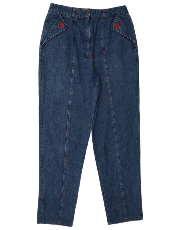Fendi Womens Tapered High Waist Jeans IT 46 Large W28 L30 Blue