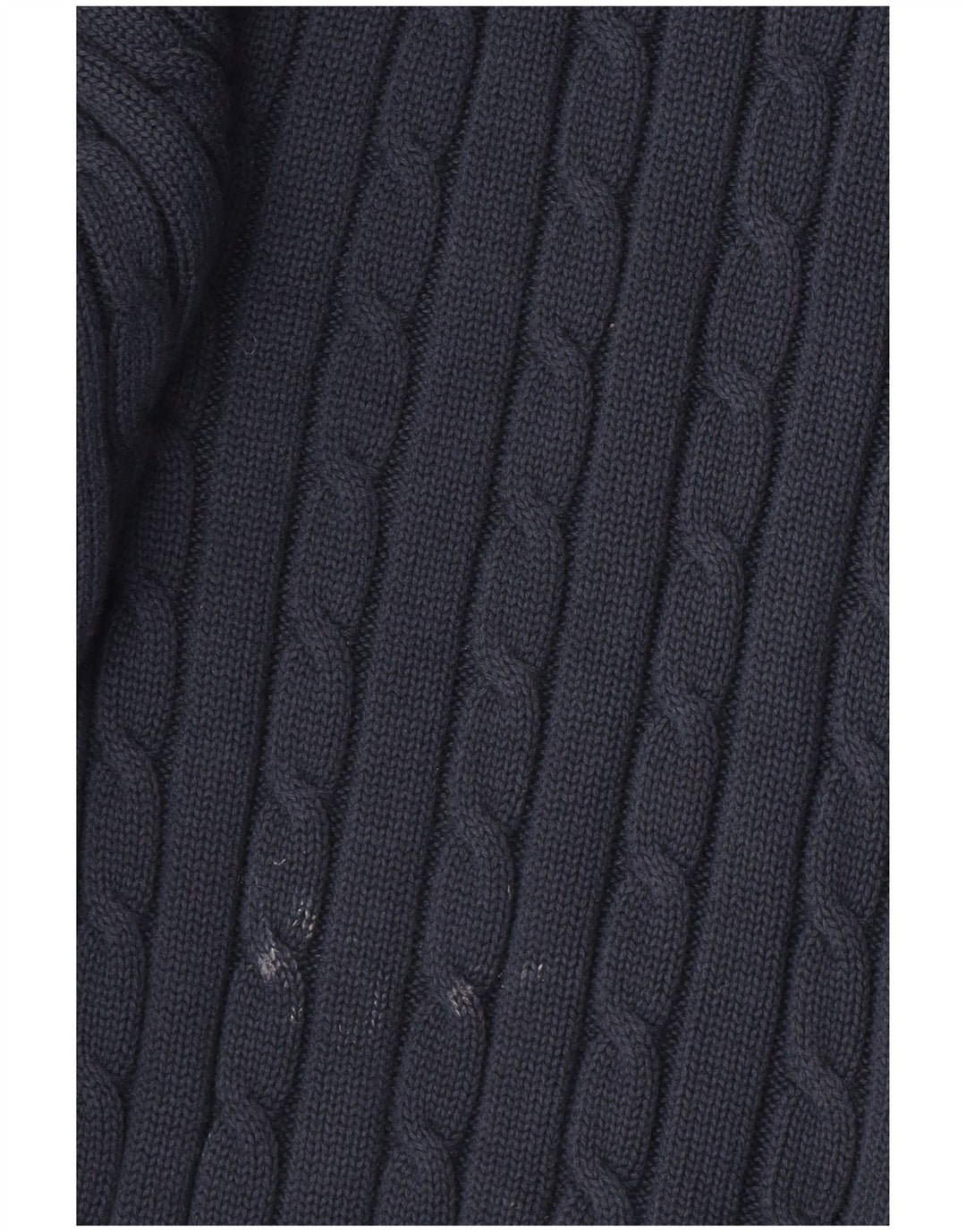 TOMMY HILFIGER Mens Graphic Crew Neck Jumper Sweater Medium Navy Blue