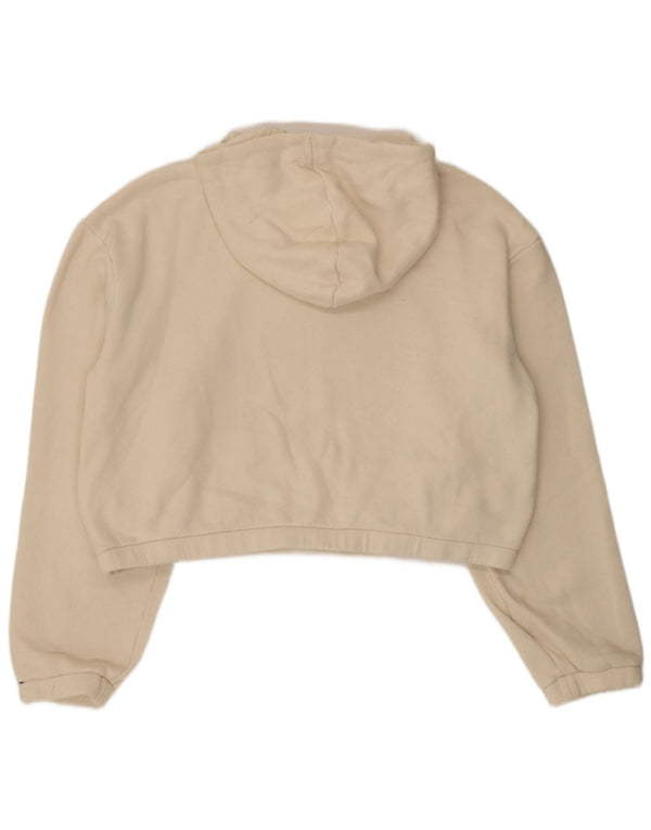 Vans Womens Crop Hoodie Jumper UK 18 XL Beige
