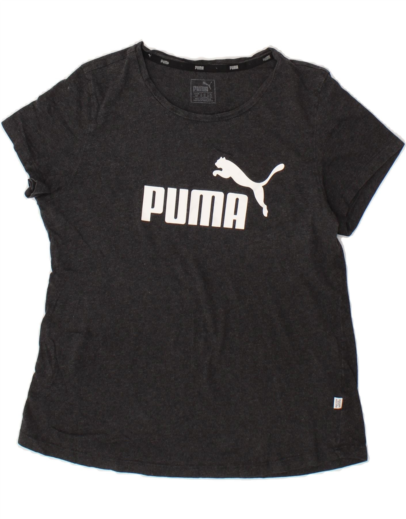 Nike Puma T Shirt Vintage PUMA Womens Graphic T-Shirt Top UK 14