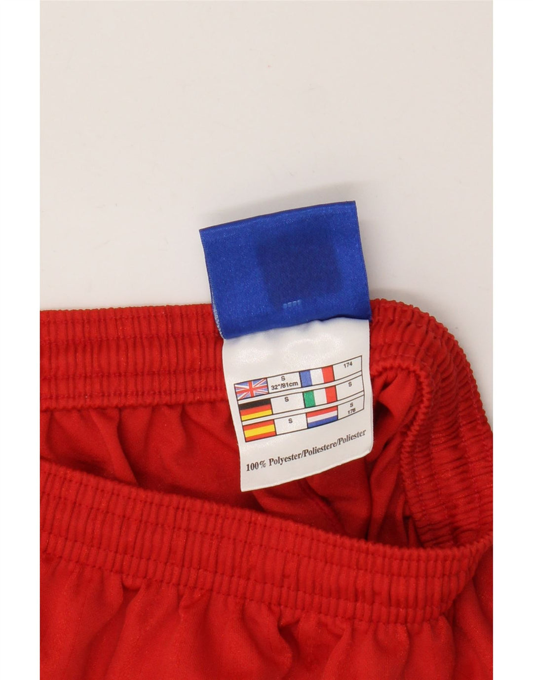 Umbro Mens Sport Shorts Small  Red Polyester