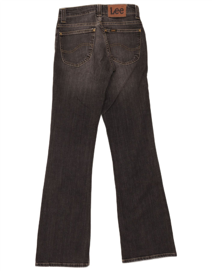 Lee Womens Desoto Bootcut Jeans W27 L33 Grey Cotton