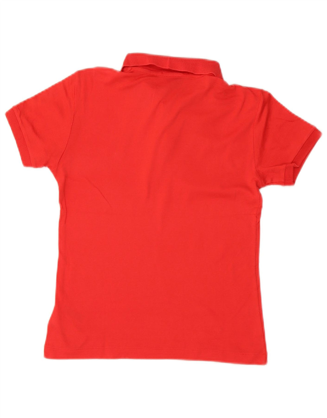 Ralph Lauren Womens Polo Shirt UK 10 Small Red Cotton