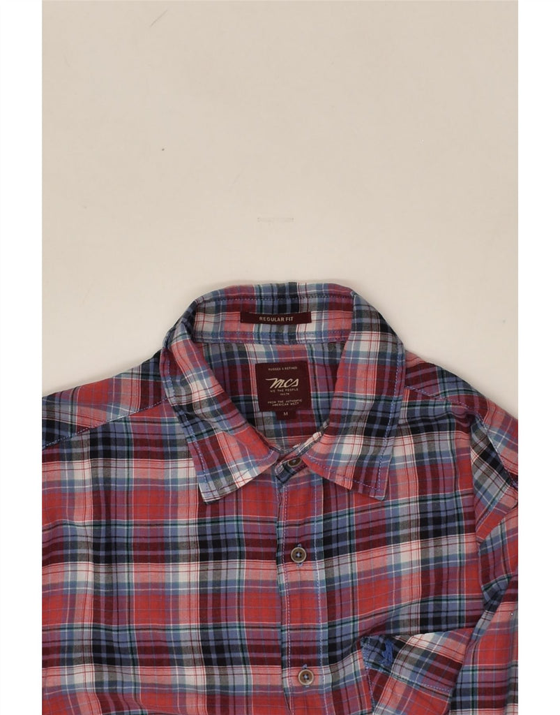 MARLBORO CLASSICS Mens Regular Fit Short Sleeve Shirt Medium Red Check | Vintage Marlboro Classics | Thrift | Second-Hand Marlboro Classics | Used Clothing | Messina Hembry 