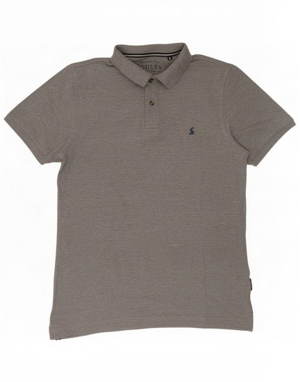 Joules Mens Classic Fit Polo Shirt Medium Grey Cotton