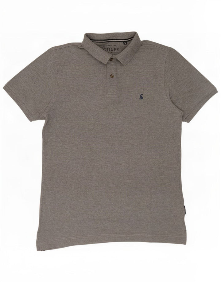 Joules Mens Classic Fit Polo Shirt Medium Grey Cotton