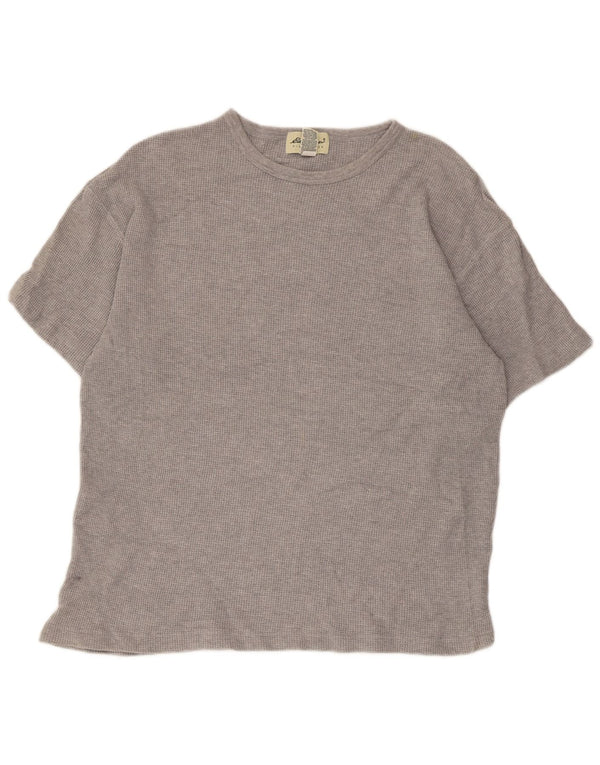 EDDIE BAUER Mens T-Shirt Top Medium Grey Cotton