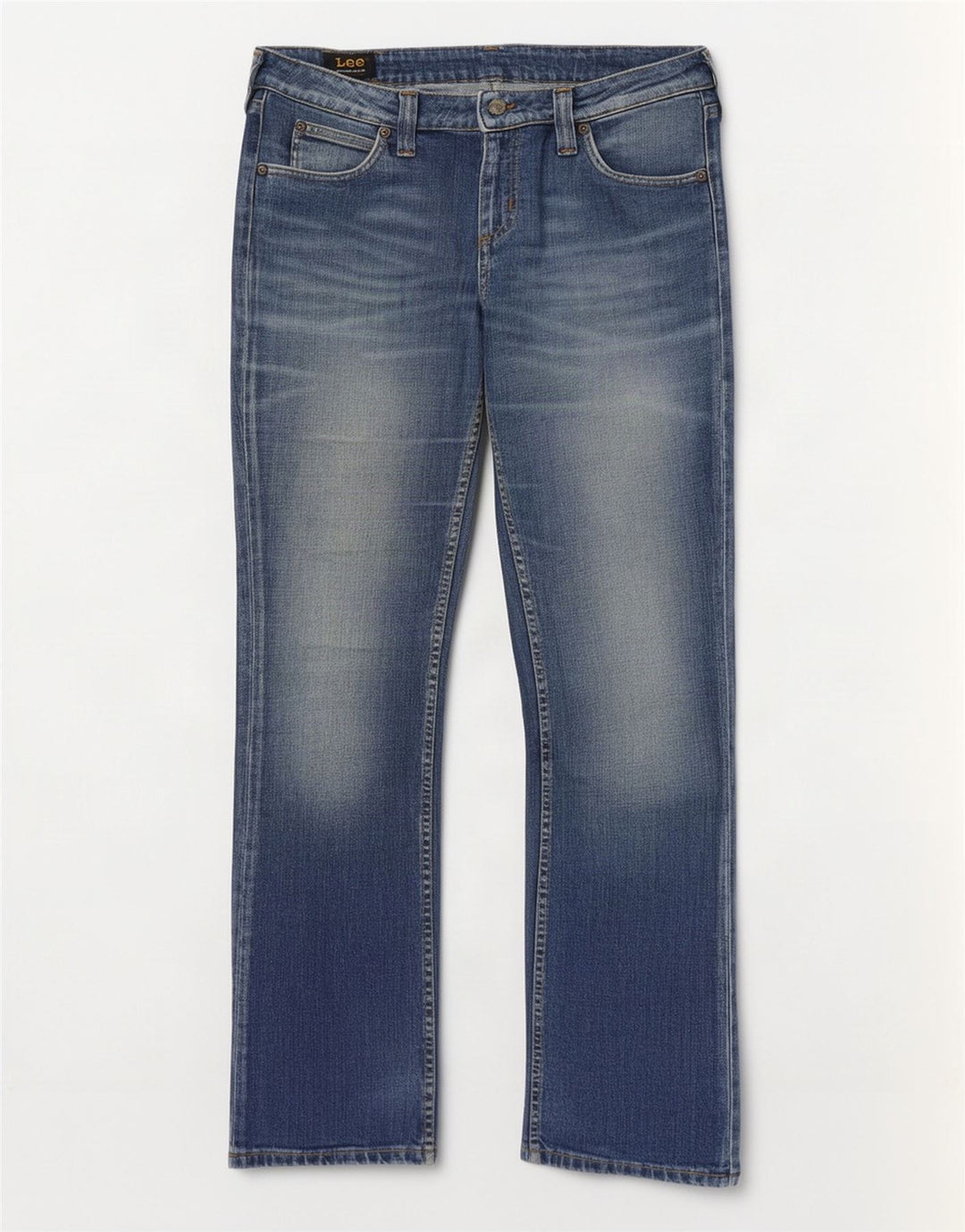 Lee Womens Jinx Bootcut Jeans W33 L33 Blue Cotton