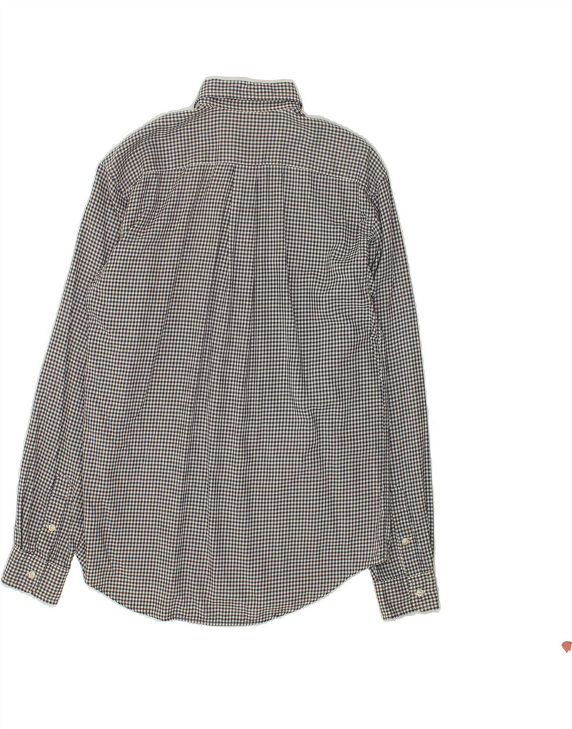 POLO RALPH LAUREN Mens Shirt XL Grey Gingham Cotton | Vintage Polo Ralph Lauren | Thrift | Second-Hand Polo Ralph Lauren | Used Clothing | Messina Hembry 