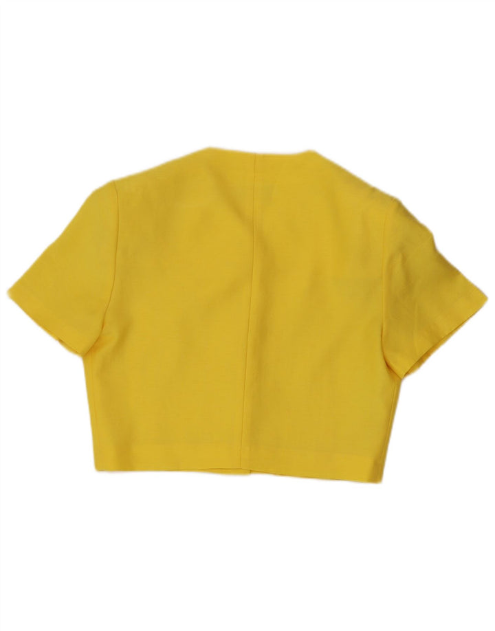 Antica Sartoria Womens 2 Piece Skirt Set IT 44 Medium W28  Yellow Polyester