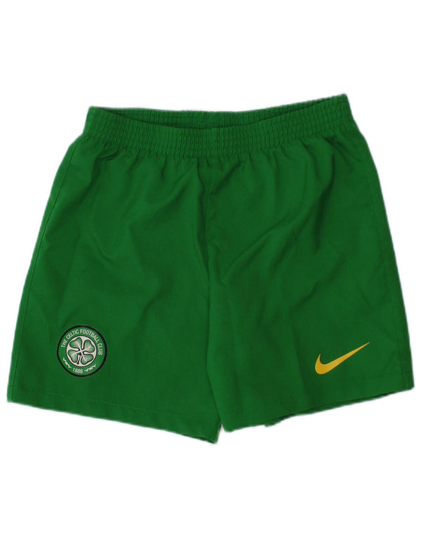 Nike Boys The Celtic Football Club Sport Shorts 4-5 Years Small Green