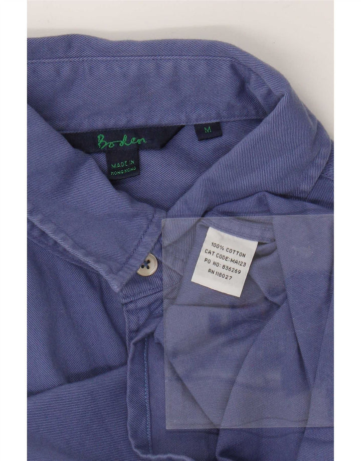 Boden Mens Shirt Medium Blue Cotton
