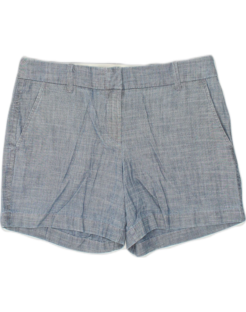 J. CREW Womens Chino Shorts US 8 Medium W32  Blue Cotton | Vintage J. Crew | Thrift | Second-Hand J. Crew | Used Clothing | Messina Hembry 