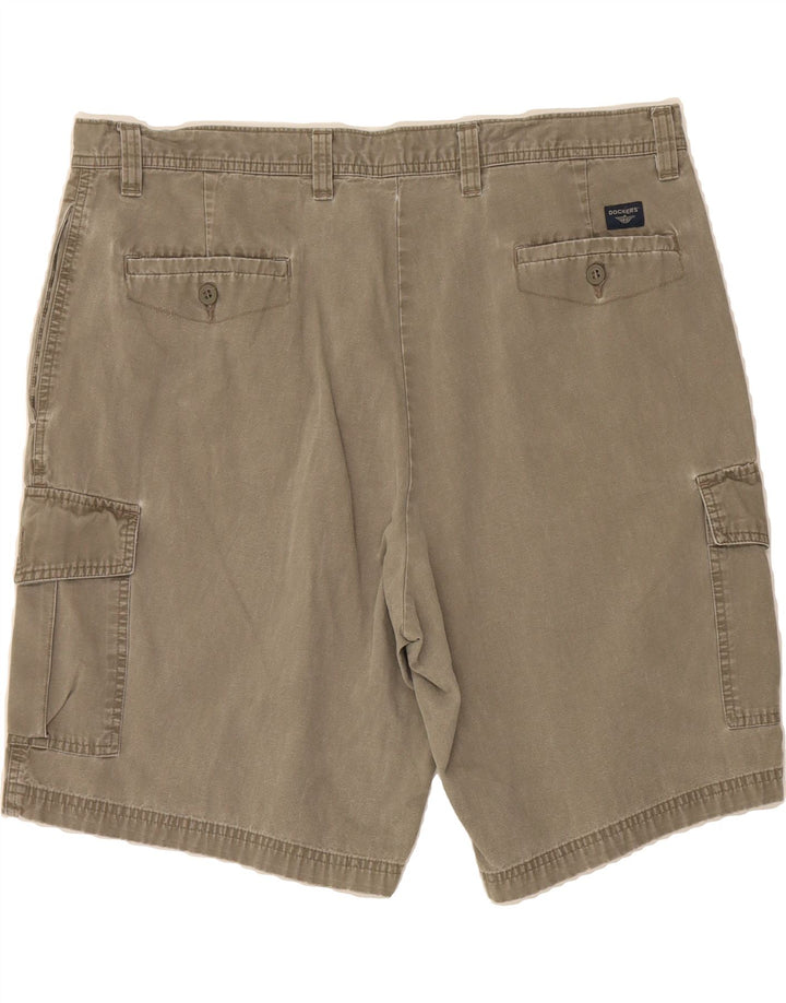 DOCKERS Mens Cargo Shorts W40 2XL Beige Cotton Vintage Dockers and Second-Hand Dockers from Messina Hembry 