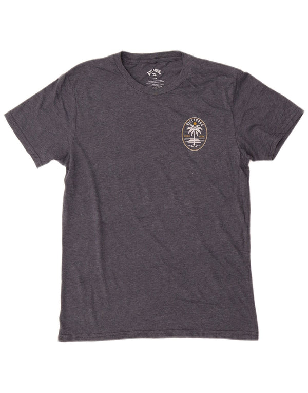 Billabong Mens Graphic T-Shirt Top Medium Navy Blue Cotton