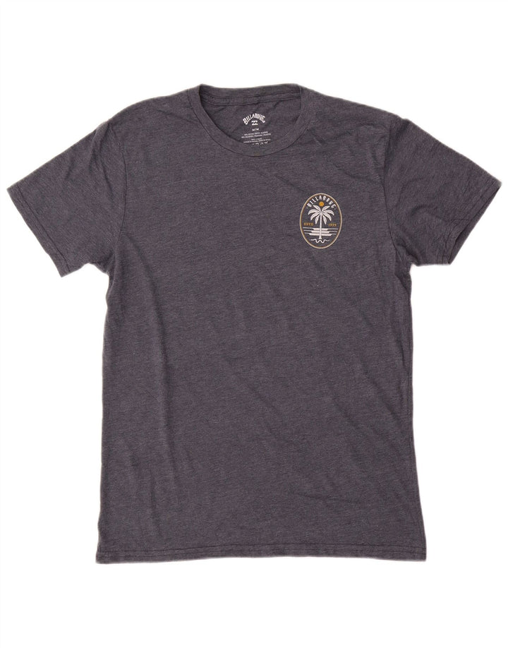 Billabong Mens Graphic T-Shirt Top Medium Navy Blue Cotton