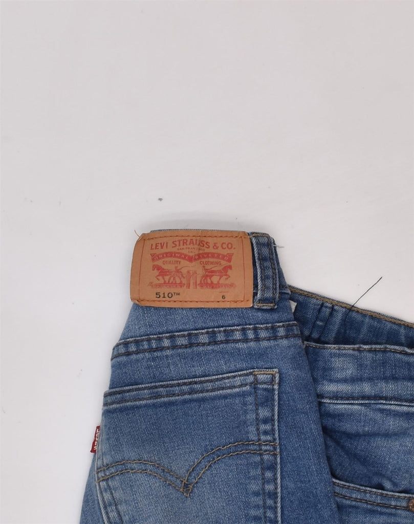 LEVI'S Girls 510 Slim Jeans 5-6 Years W22 L21 Blue Cotton | Vintage Levi's | Thrift | Second-Hand Levi's | Used Clothing | Messina Hembry 