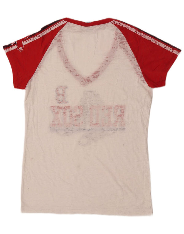 Genuine Merchandise Mens Boston Red Sox Graphic T-Shirt Top Large White