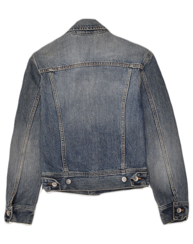 DKNY Womens Denim Jacket UK 4 XS Blue | Vintage Dkny | Thrift | Second-Hand Dkny | Used Clothing | Messina Hembry 