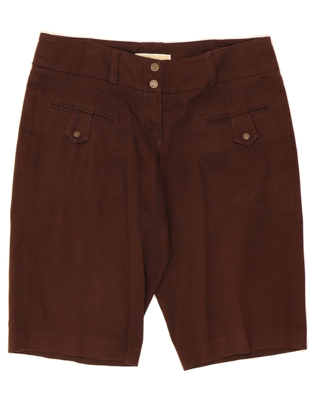 MICHAEL KORS Womens Bermuda Shorts US 8 Medium W32  Brown Cotton Vintage Michael Kors and Second-Hand Michael Kors from Messina Hembry 