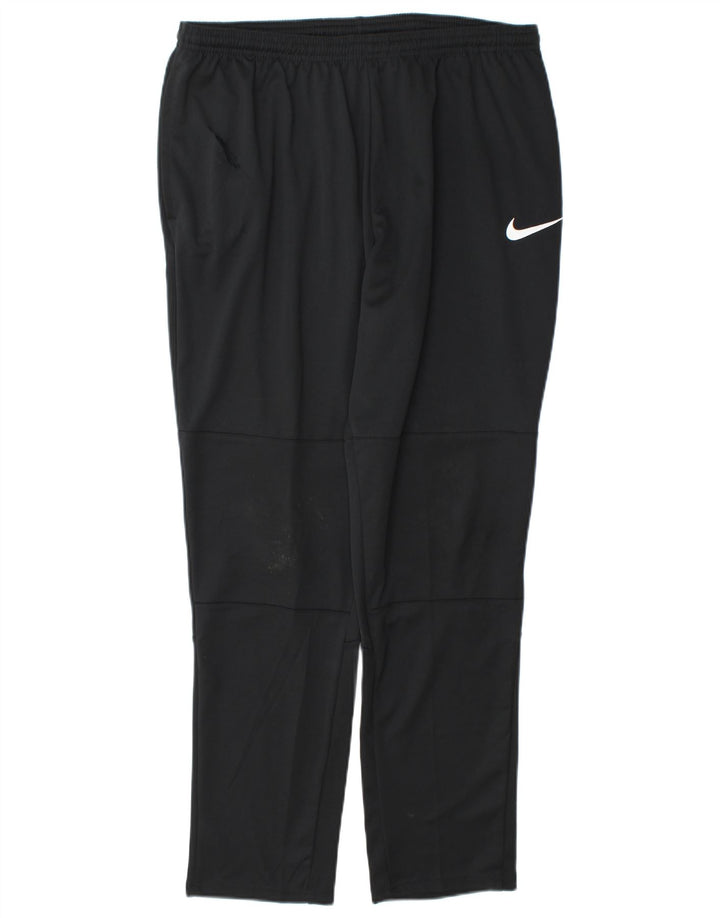 Nike Mens Dri Fit Tracksuit Trousers XL  Black Polyester
