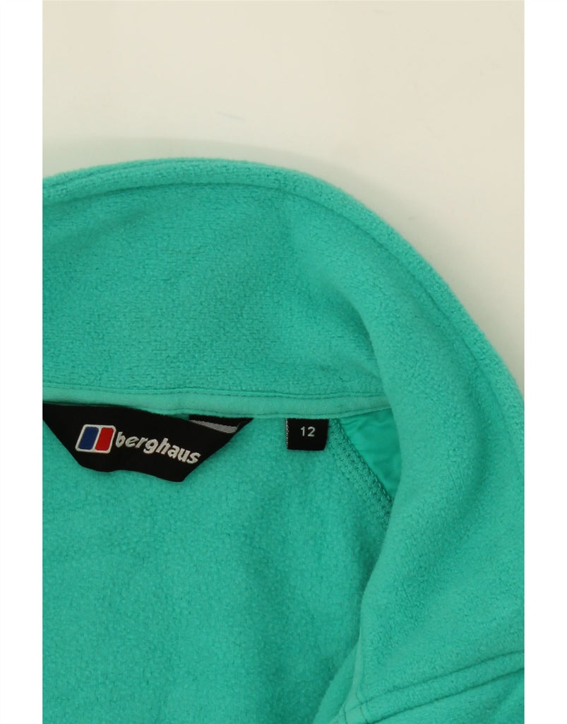 BERGHAUS Womens Fleece Jacket UK 12 Medium Turquoise Polyester Vintage Berghaus and Second-Hand Berghaus from Messina Hembry 