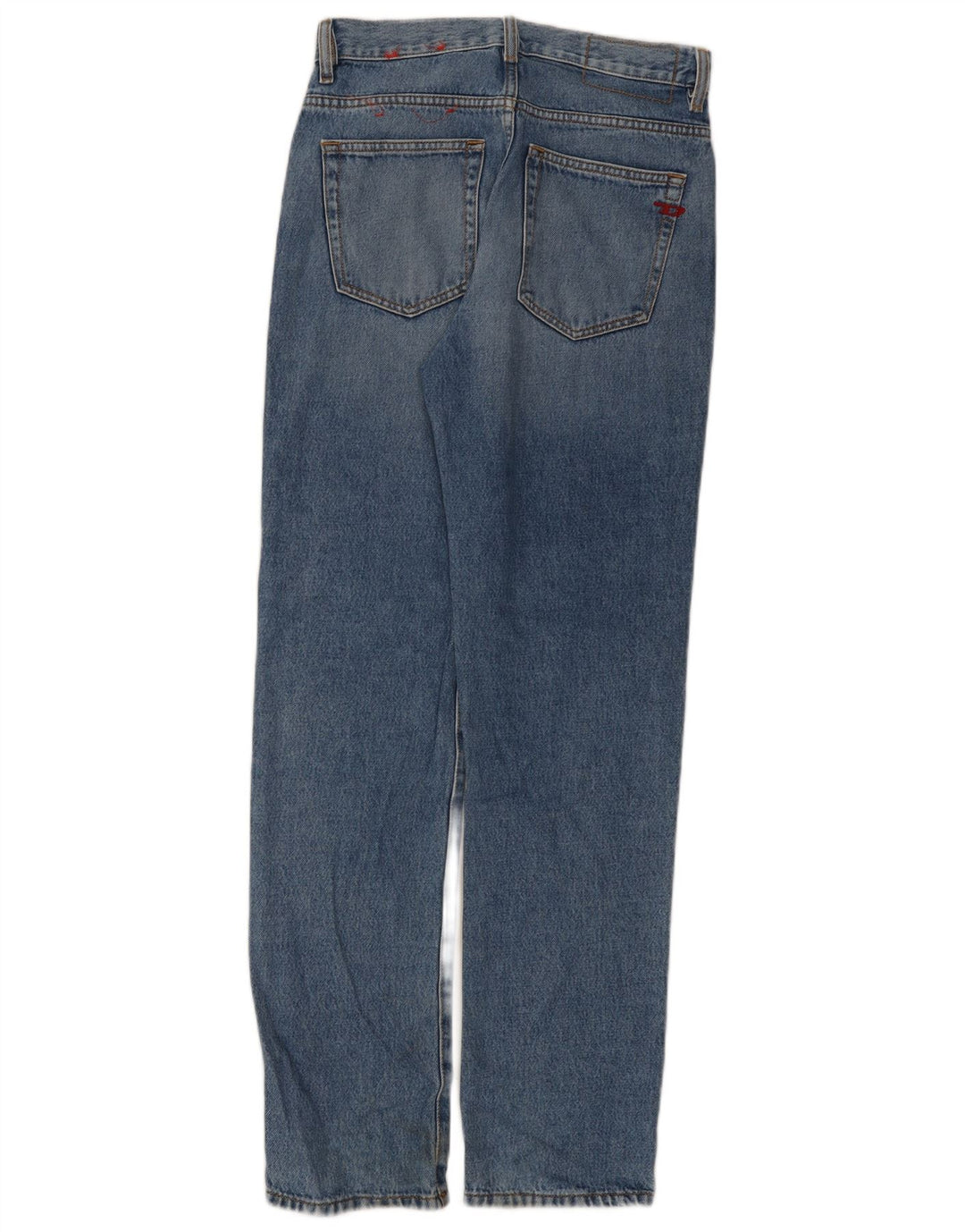 Diesel Womens Straight Jeans W26 L31 Blue Cotton