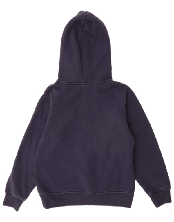 ANIMAL Boys Graphic Hoodie Jumper 9-10 Years Navy Blue Cotton