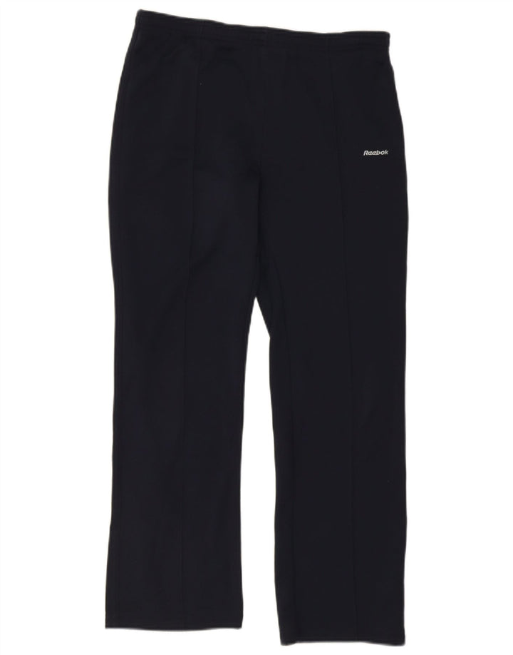 Reebok Womens Tracksuit Trousers UK 8 Small Navy Blue Polyester