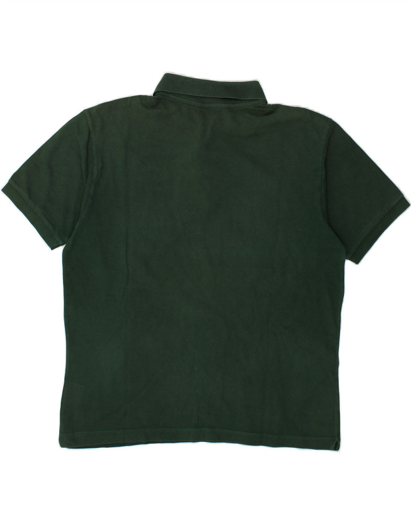 KAPPA Mens Polo Shirt Large Green Cotton | Vintage Kappa | Thrift | Second-Hand Kappa | Used Clothing | Messina Hembry 