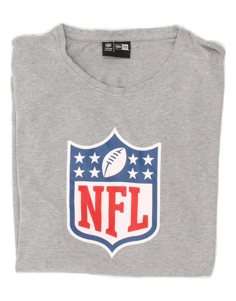 NFL Mens Graphic T-Shirt Top 3XL Grey Cotton | Vintage NFL | Thrift | Second-Hand NFL | Used Clothing | Messina Hembry 