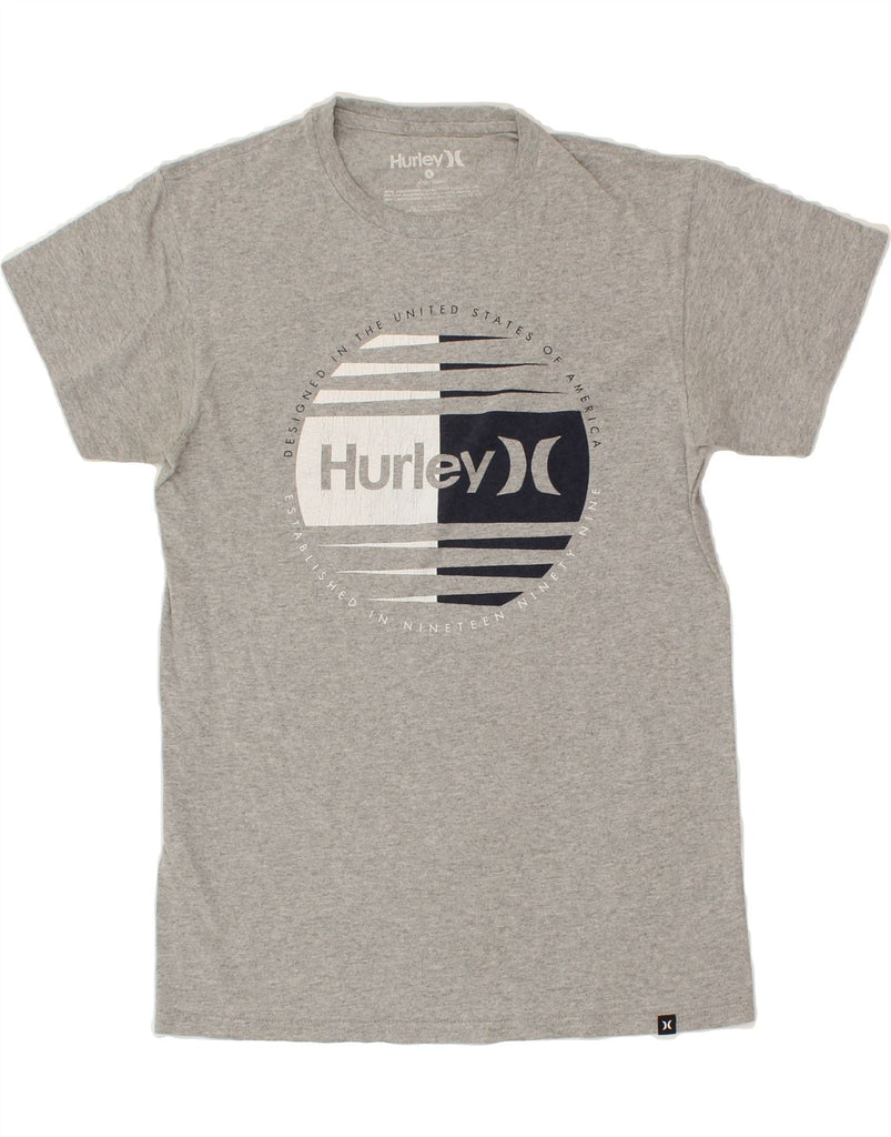 HURLEY Mens Graphic T-Shirt Top Small Grey | Vintage Hurley | Thrift | Second-Hand Hurley | Used Clothing | Messina Hembry 