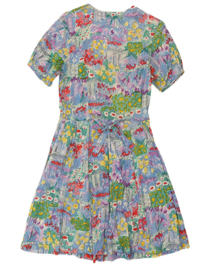 CAPRICCI BY MARCEL Womens Shirt Dress UK 10 Small Multicoloured
