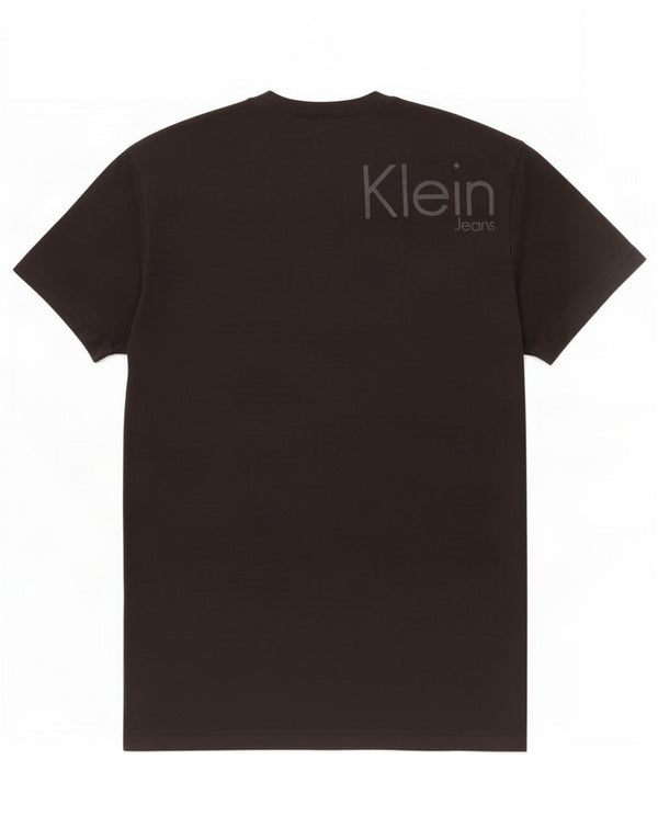 Calvin Klein Jeans Mens Graphic T-Shirt Top Medium Black Cotton
