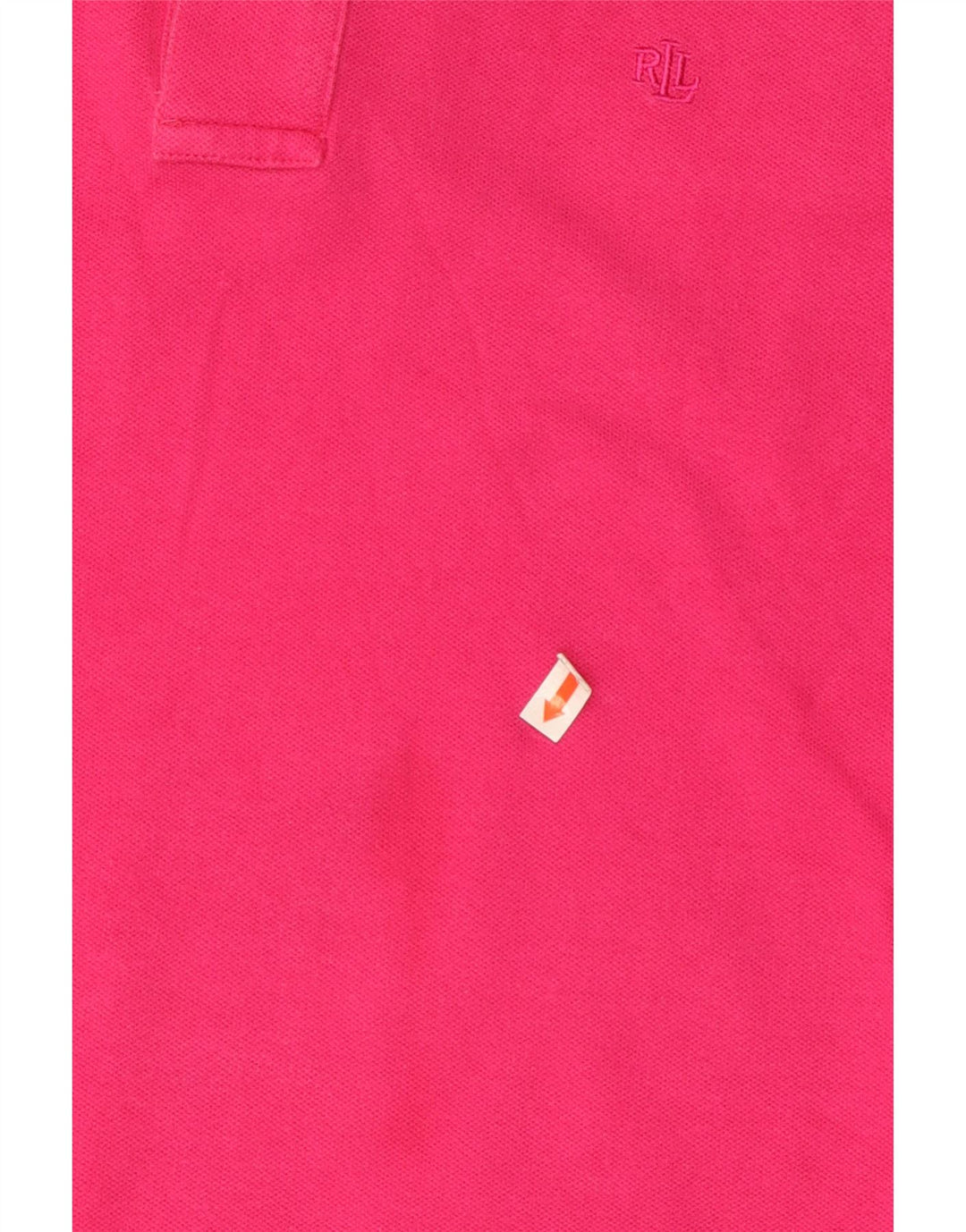 RALPH LAUREN Womens Polo Shirt UK 18 XL Pink Cotton