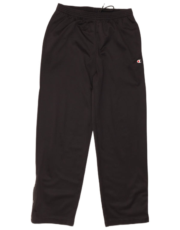 CHAMPION Mens Tracksuit Trousers Large  Black Polyester