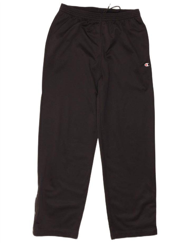 CHAMPION Mens Tracksuit Trousers Large  Black Polyester